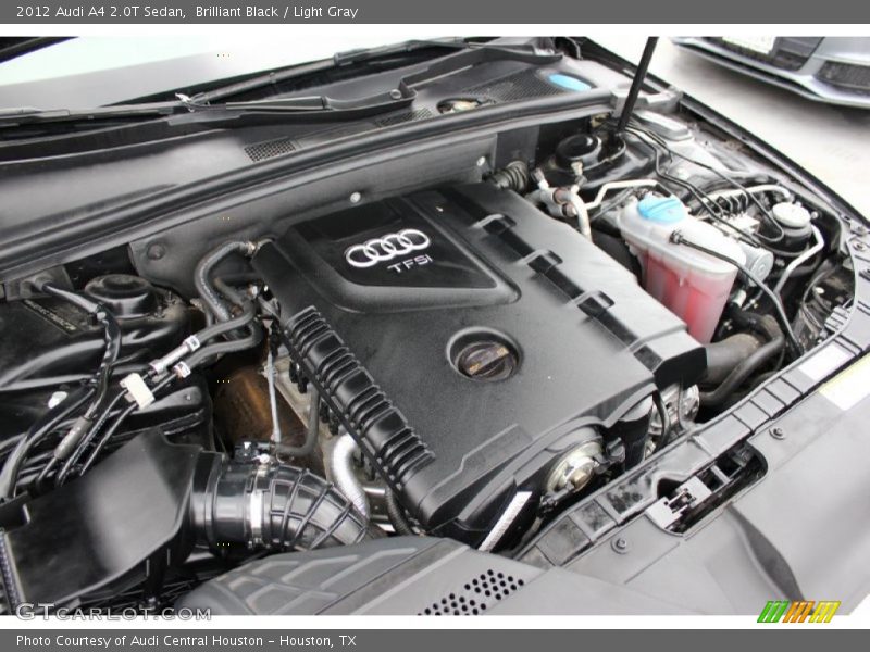 Brilliant Black / Light Gray 2012 Audi A4 2.0T Sedan