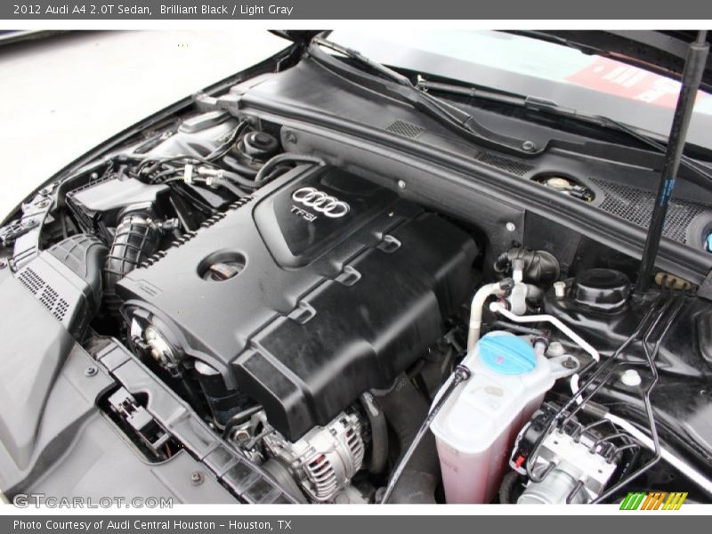 Brilliant Black / Light Gray 2012 Audi A4 2.0T Sedan