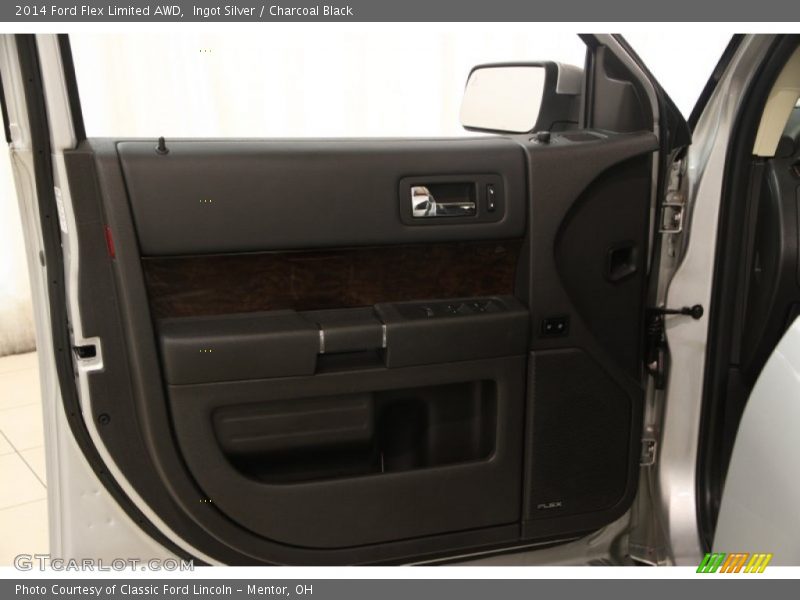 Ingot Silver / Charcoal Black 2014 Ford Flex Limited AWD