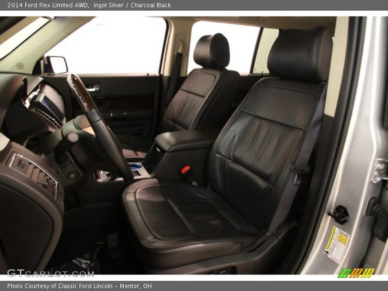 Ingot Silver / Charcoal Black 2014 Ford Flex Limited AWD