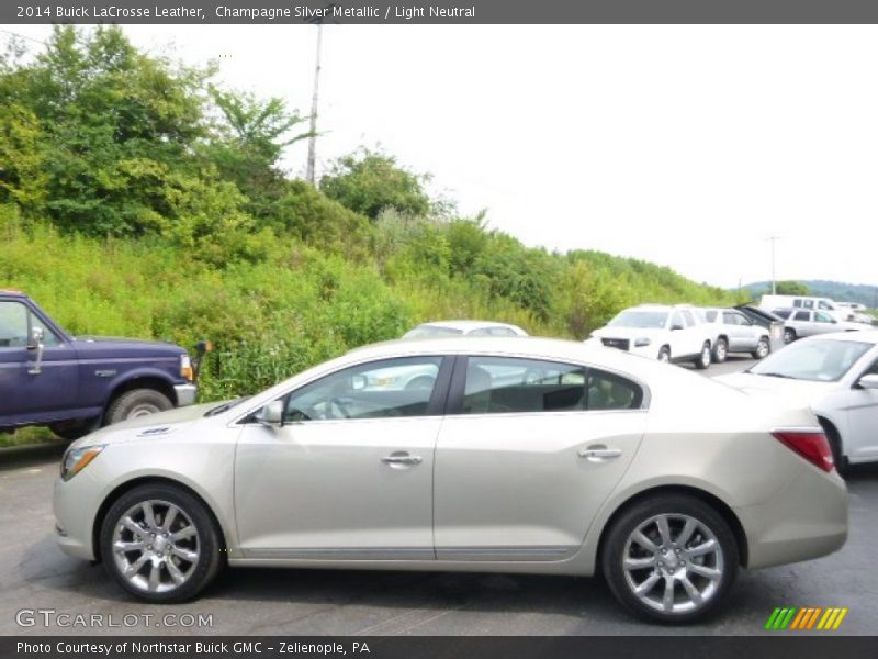 Champagne Silver Metallic / Light Neutral 2014 Buick LaCrosse Leather