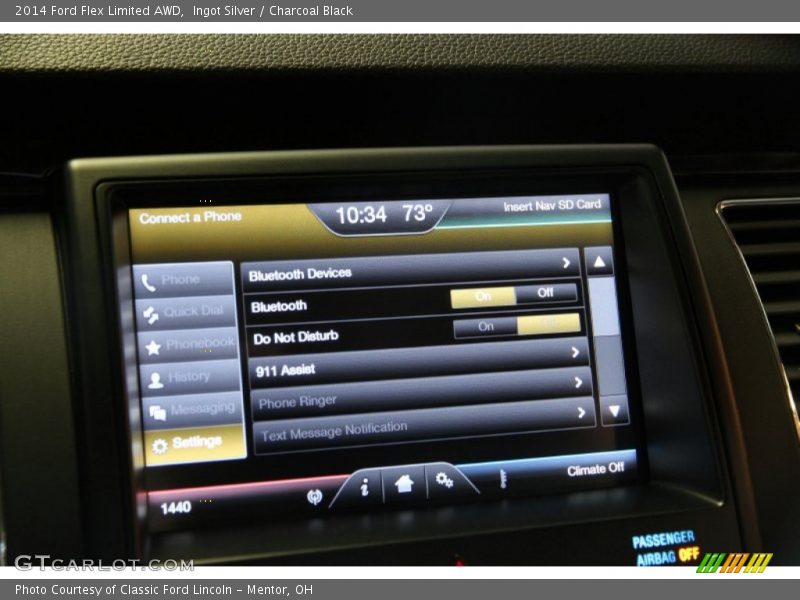 Ingot Silver / Charcoal Black 2014 Ford Flex Limited AWD