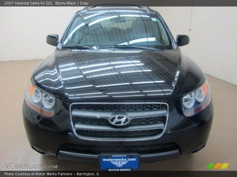 Ebony Black / Gray 2007 Hyundai Santa Fe GLS