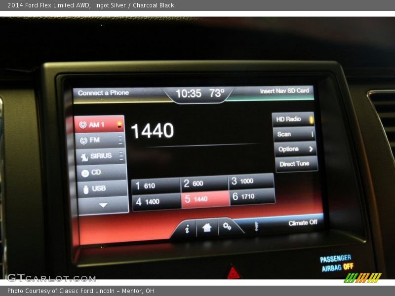 Ingot Silver / Charcoal Black 2014 Ford Flex Limited AWD
