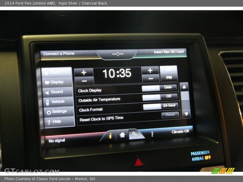 Ingot Silver / Charcoal Black 2014 Ford Flex Limited AWD