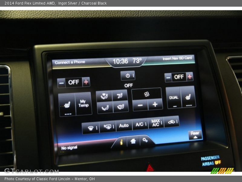 Ingot Silver / Charcoal Black 2014 Ford Flex Limited AWD