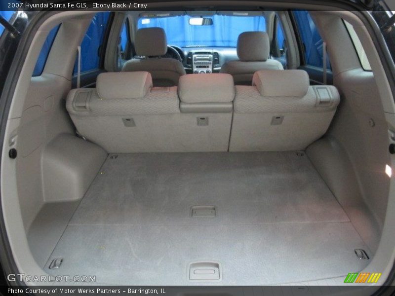 Ebony Black / Gray 2007 Hyundai Santa Fe GLS