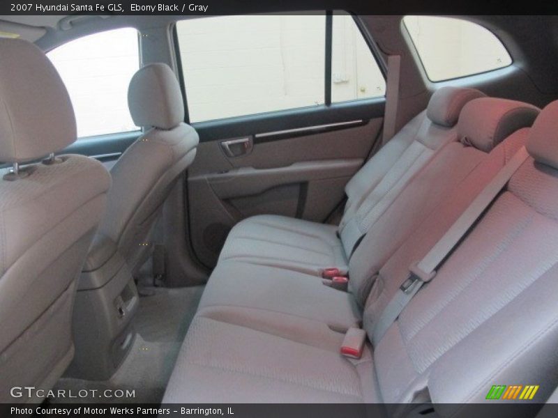 Ebony Black / Gray 2007 Hyundai Santa Fe GLS