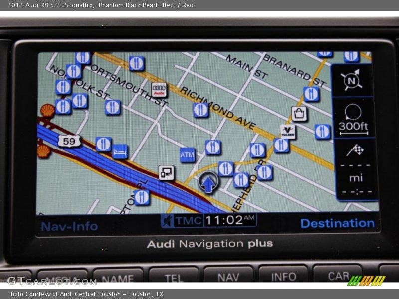 Navigation of 2012 R8 5.2 FSI quattro