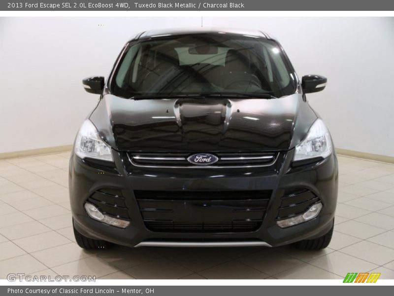 Tuxedo Black Metallic / Charcoal Black 2013 Ford Escape SEL 2.0L EcoBoost 4WD