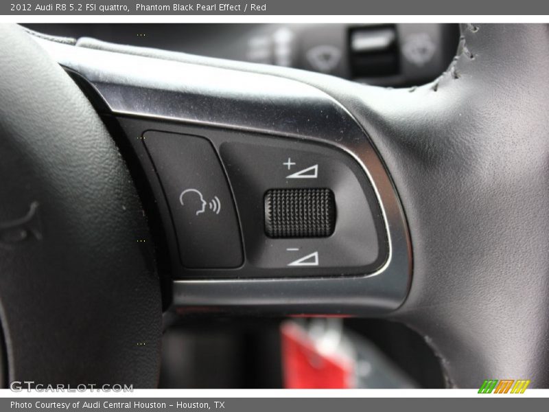 Phantom Black Pearl Effect / Red 2012 Audi R8 5.2 FSI quattro