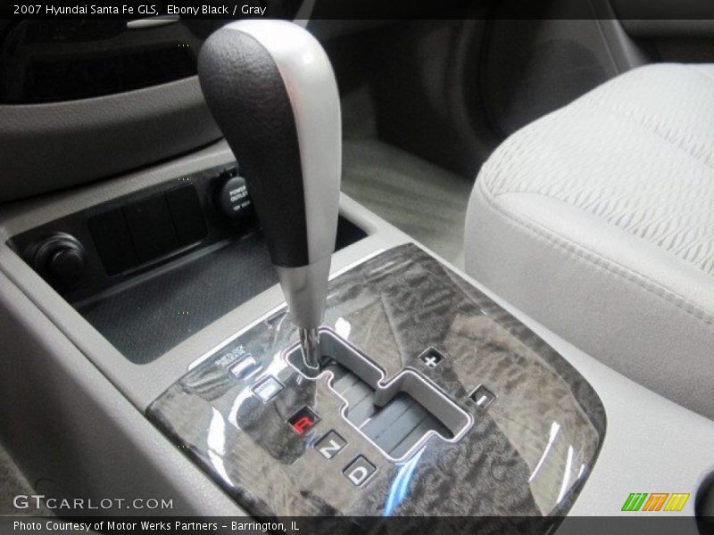 Ebony Black / Gray 2007 Hyundai Santa Fe GLS
