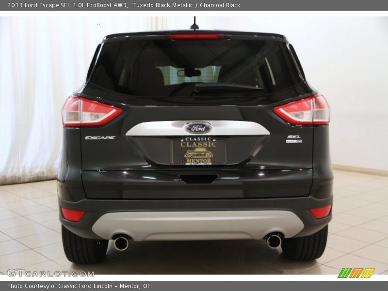 Tuxedo Black Metallic / Charcoal Black 2013 Ford Escape SEL 2.0L EcoBoost 4WD