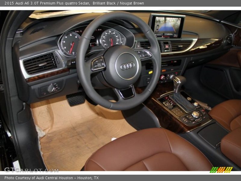  2015 A6 3.0T Premium Plus quattro Sedan Nougat Brown Interior