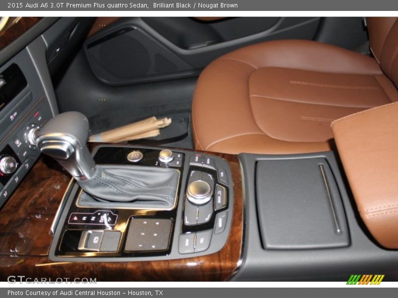 Brilliant Black / Nougat Brown 2015 Audi A6 3.0T Premium Plus quattro Sedan