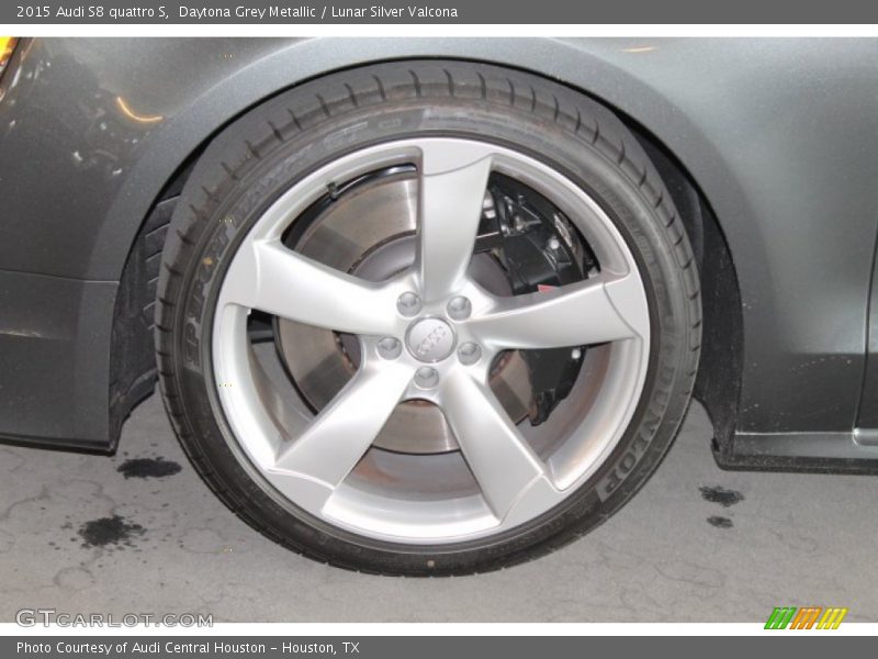 Daytona Grey Metallic / Lunar Silver Valcona 2015 Audi S8 quattro S