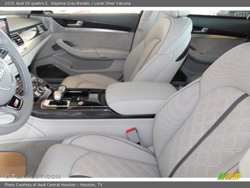 Daytona Grey Metallic / Lunar Silver Valcona 2015 Audi S8 quattro S