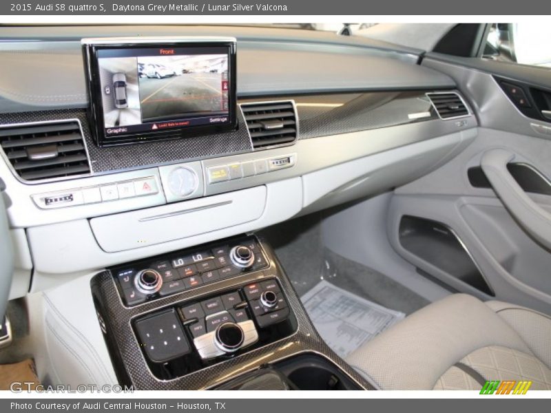 Daytona Grey Metallic / Lunar Silver Valcona 2015 Audi S8 quattro S