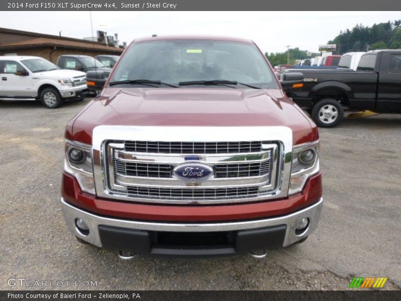 Sunset / Steel Grey 2014 Ford F150 XLT SuperCrew 4x4