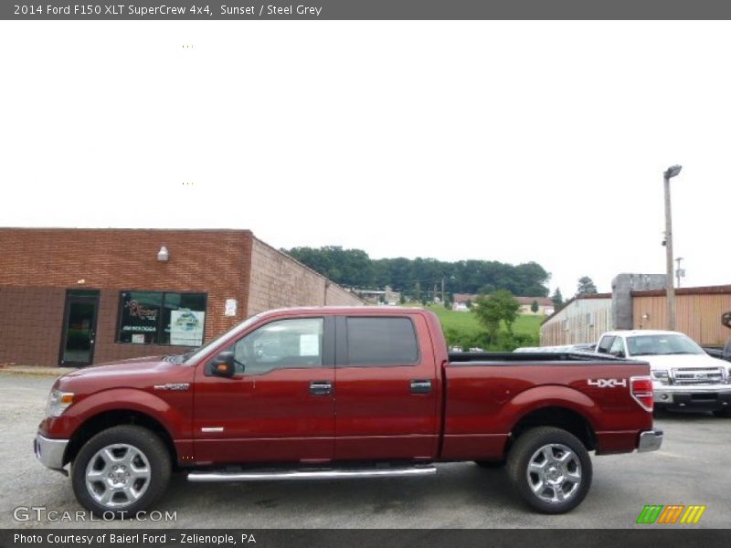 Sunset / Steel Grey 2014 Ford F150 XLT SuperCrew 4x4