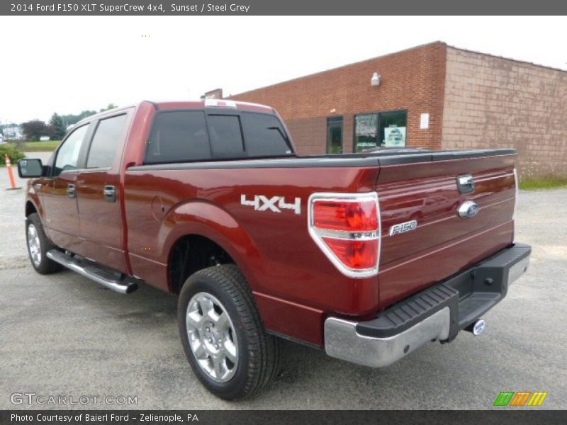 Sunset / Steel Grey 2014 Ford F150 XLT SuperCrew 4x4