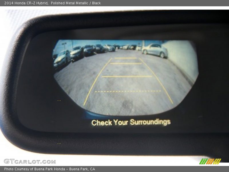 Polished Metal Metallic / Black 2014 Honda CR-Z Hybrid