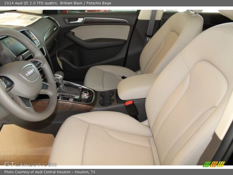 Brilliant Black / Pistachio Beige 2014 Audi Q5 2.0 TFSI quattro