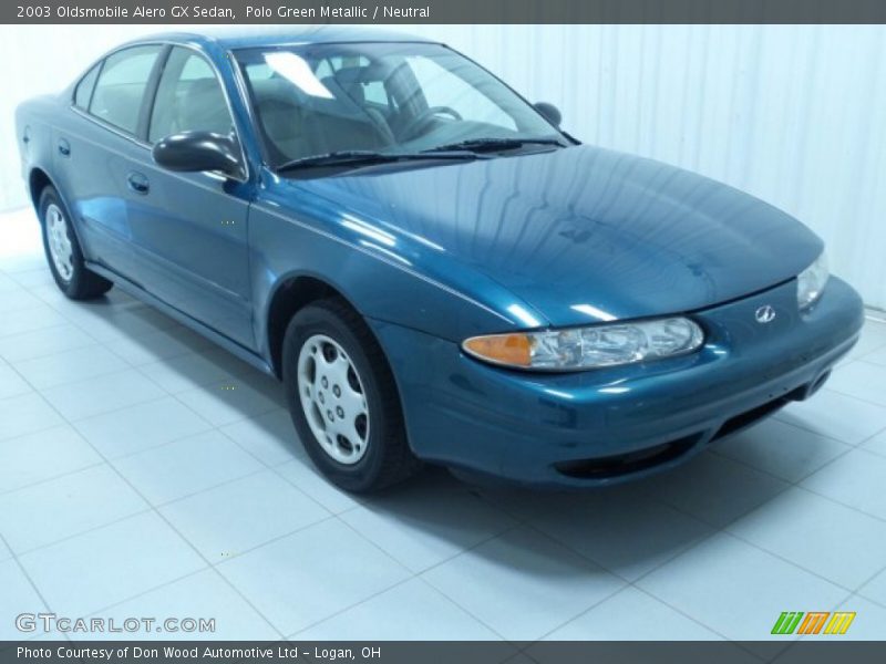 Polo Green Metallic / Neutral 2003 Oldsmobile Alero GX Sedan