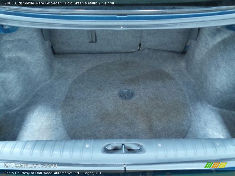 Polo Green Metallic / Neutral 2003 Oldsmobile Alero GX Sedan