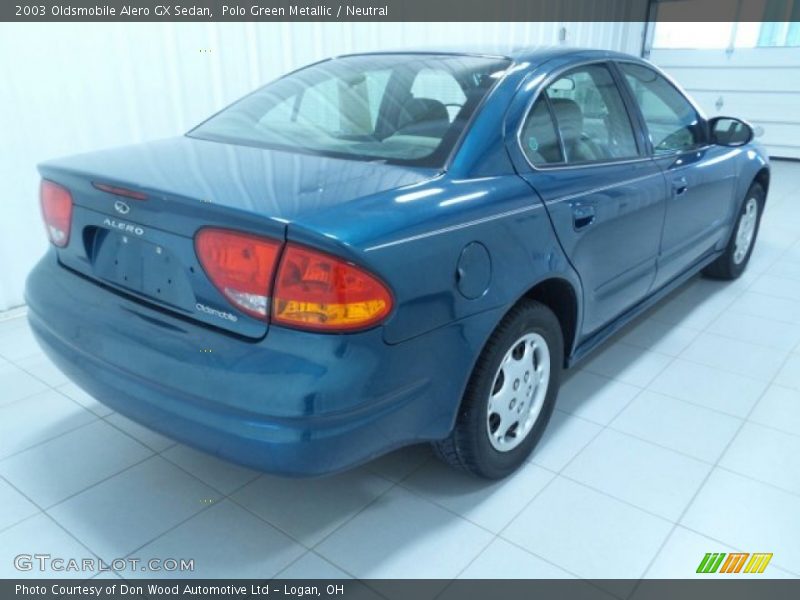 Polo Green Metallic / Neutral 2003 Oldsmobile Alero GX Sedan