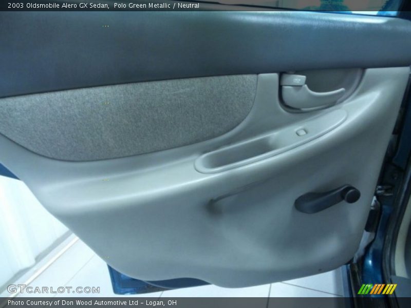 Polo Green Metallic / Neutral 2003 Oldsmobile Alero GX Sedan