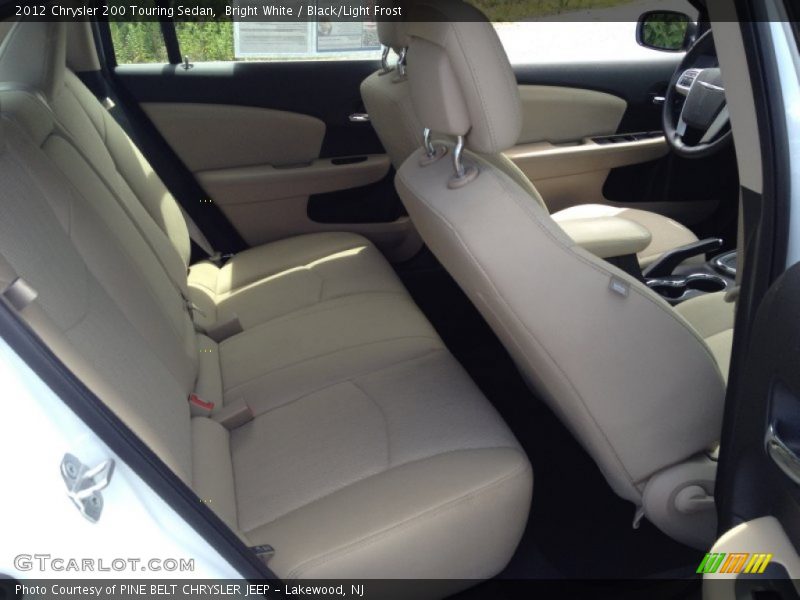 Bright White / Black/Light Frost 2012 Chrysler 200 Touring Sedan