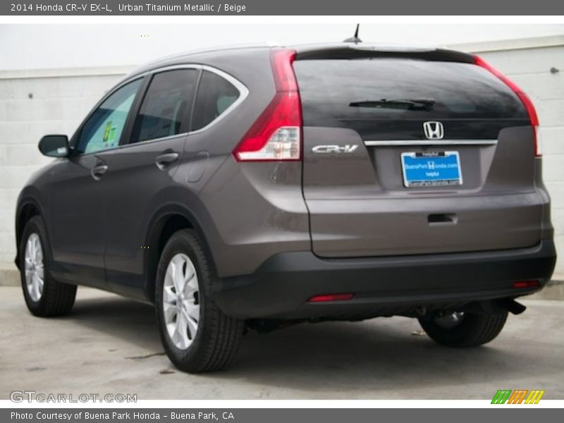 Urban Titanium Metallic / Beige 2014 Honda CR-V EX-L