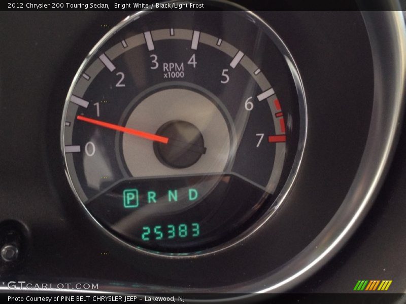 Bright White / Black/Light Frost 2012 Chrysler 200 Touring Sedan