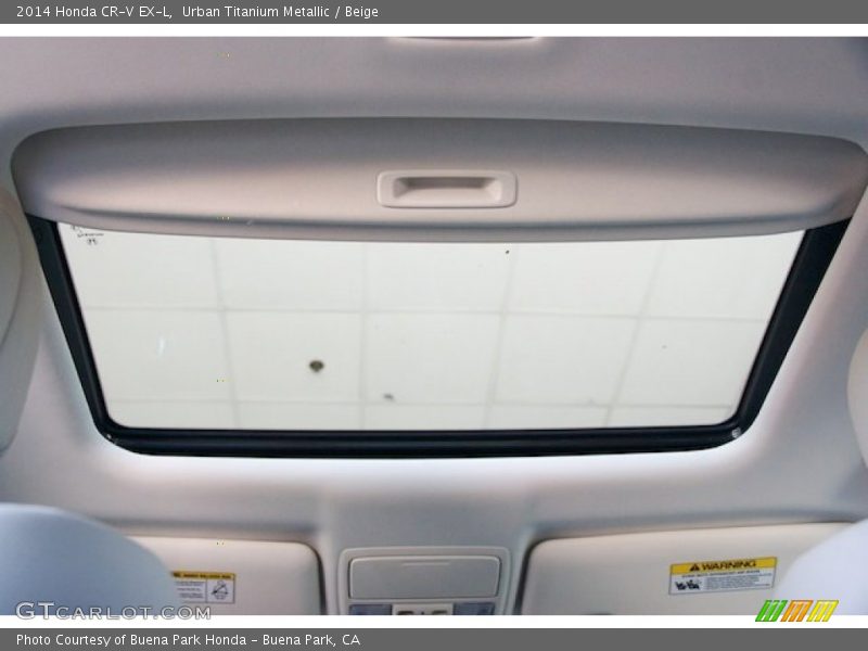 Urban Titanium Metallic / Beige 2014 Honda CR-V EX-L