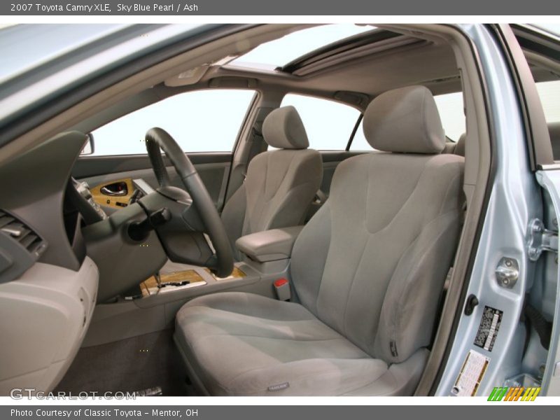 Sky Blue Pearl / Ash 2007 Toyota Camry XLE