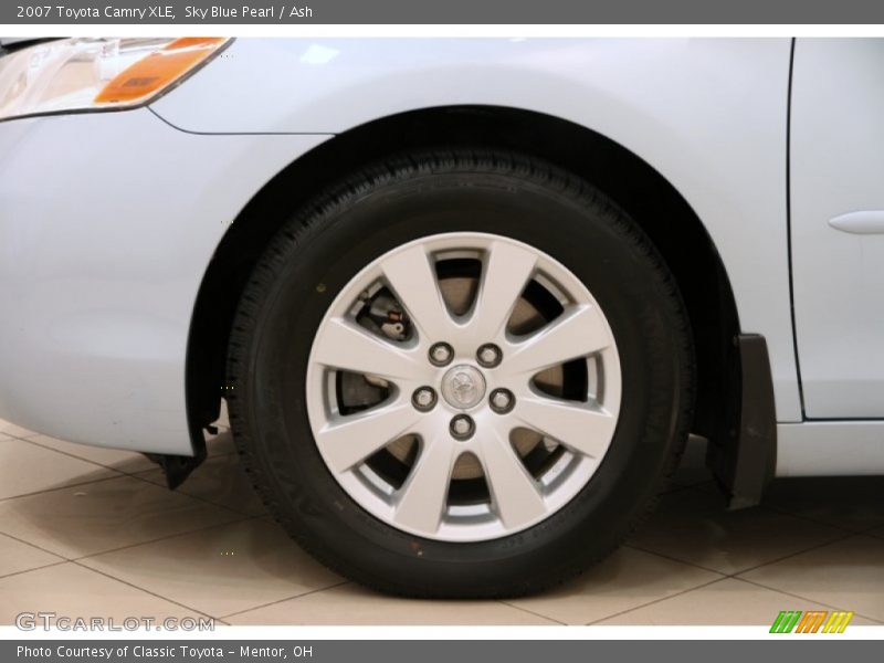 Sky Blue Pearl / Ash 2007 Toyota Camry XLE