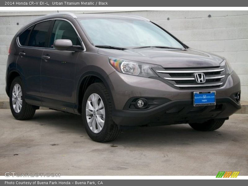 Urban Titanium Metallic / Black 2014 Honda CR-V EX-L