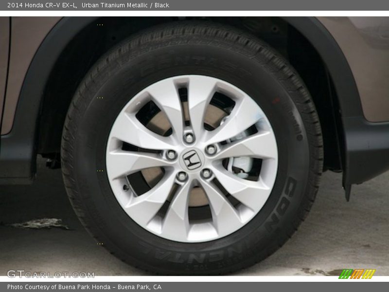 Urban Titanium Metallic / Black 2014 Honda CR-V EX-L
