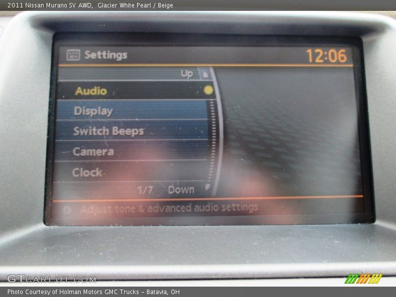 Glacier White Pearl / Beige 2011 Nissan Murano SV AWD