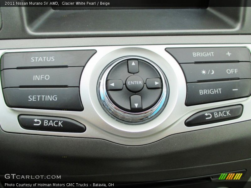 Glacier White Pearl / Beige 2011 Nissan Murano SV AWD