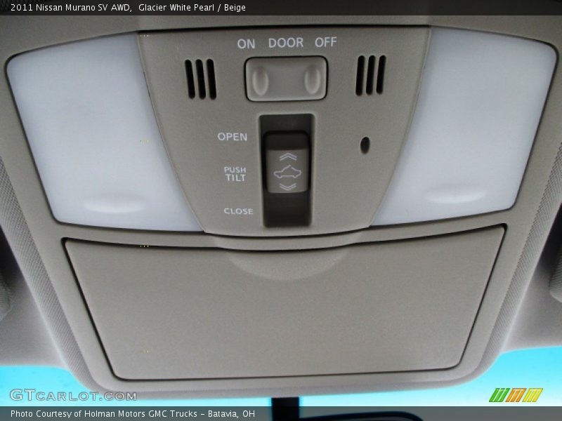 Glacier White Pearl / Beige 2011 Nissan Murano SV AWD