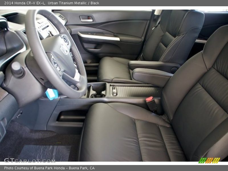 Urban Titanium Metallic / Black 2014 Honda CR-V EX-L