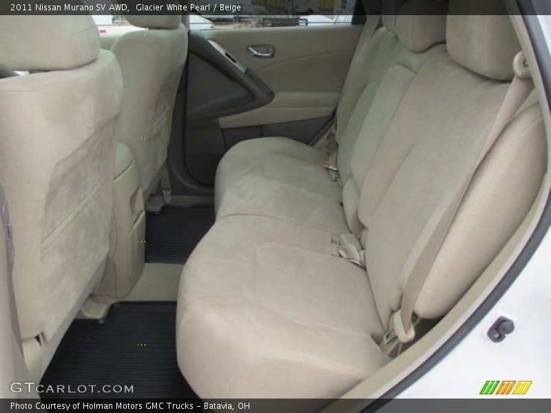 Glacier White Pearl / Beige 2011 Nissan Murano SV AWD