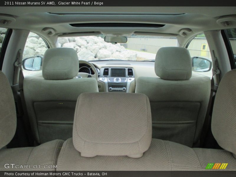 Glacier White Pearl / Beige 2011 Nissan Murano SV AWD