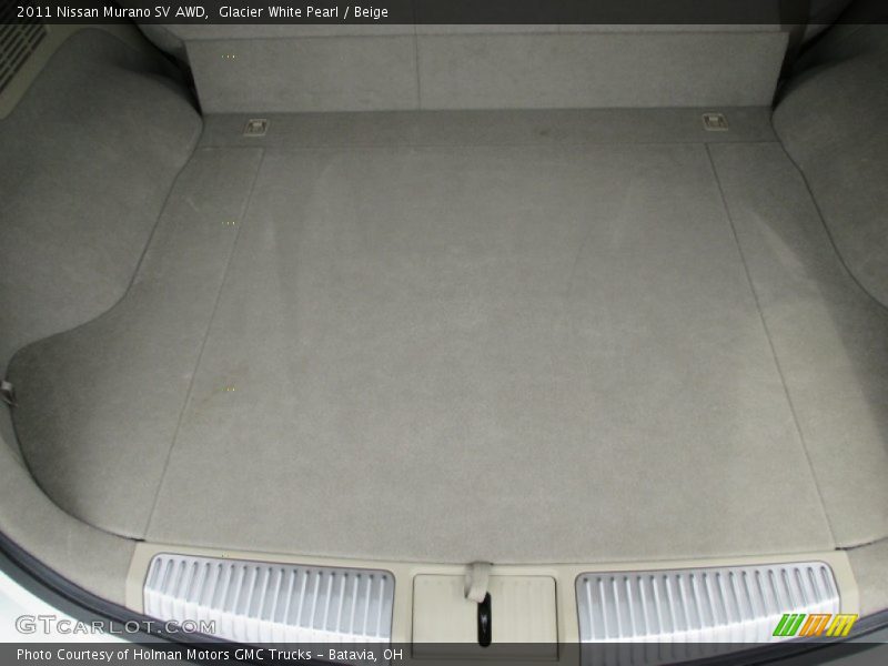 Glacier White Pearl / Beige 2011 Nissan Murano SV AWD