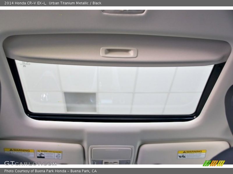Urban Titanium Metallic / Black 2014 Honda CR-V EX-L