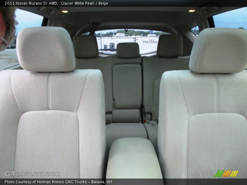 Glacier White Pearl / Beige 2011 Nissan Murano SV AWD
