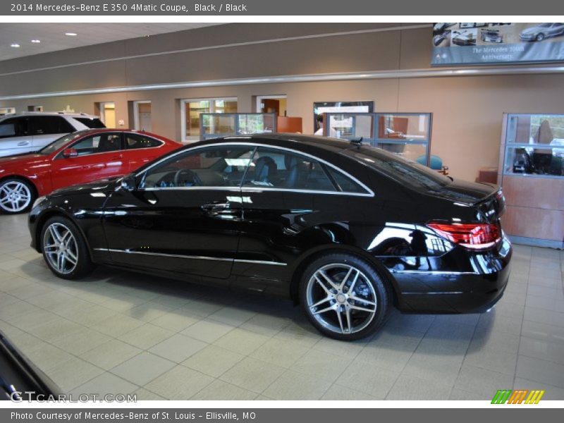 Black / Black 2014 Mercedes-Benz E 350 4Matic Coupe