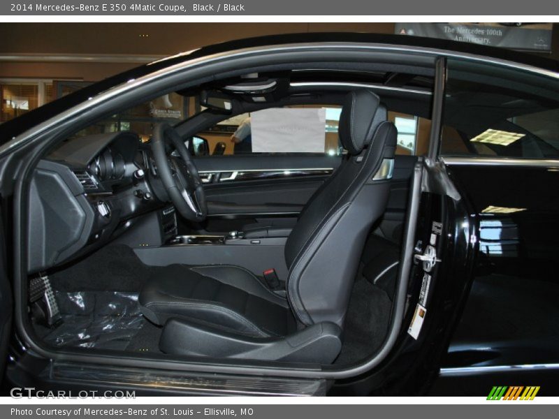  2014 E 350 4Matic Coupe Black Interior